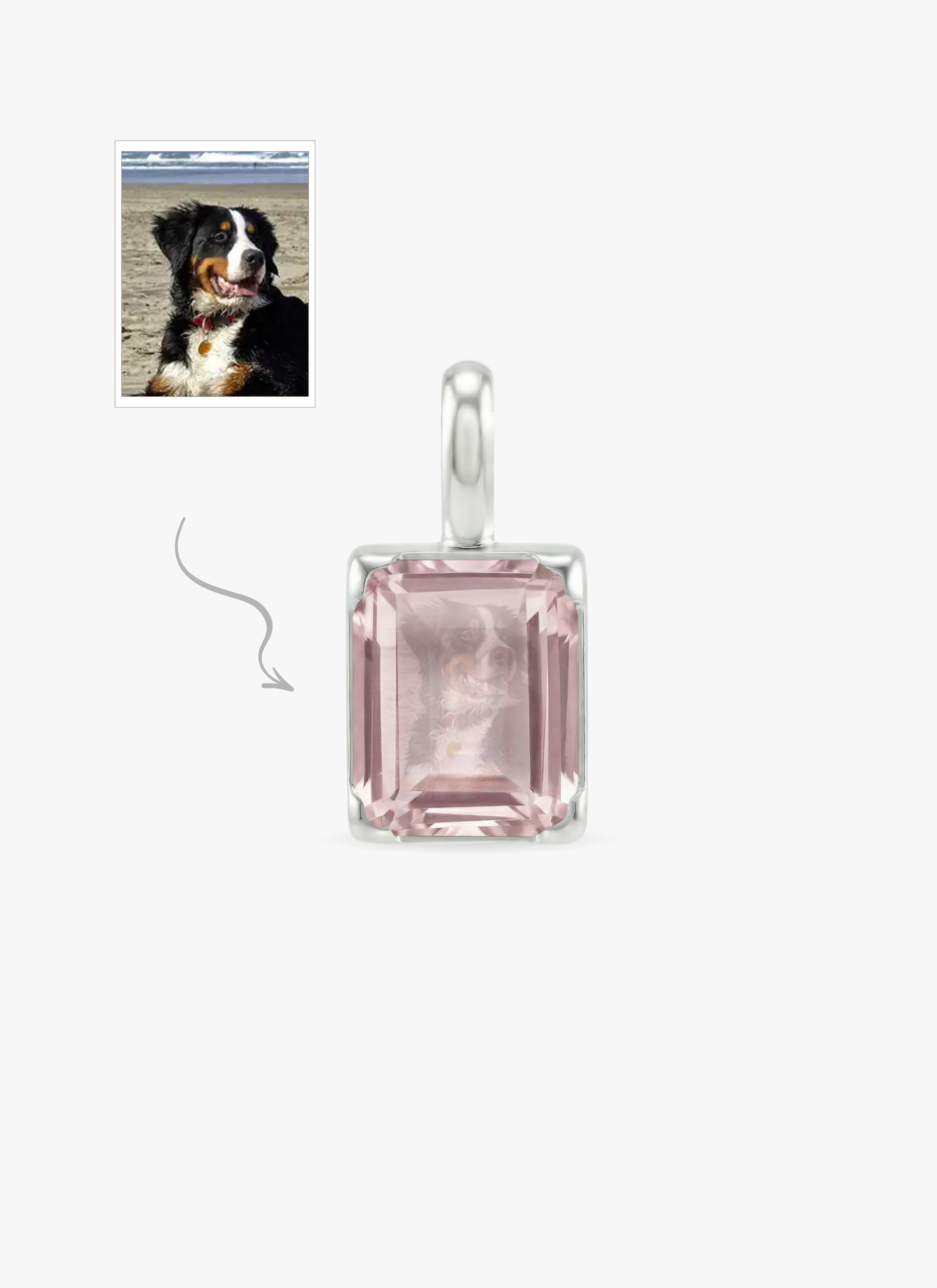 Momentum Hanger Zilver —Rookkwarst • Personaliseerbaar Secundaire afbeelding