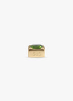 Locksy Hanger Goud — Peridot • Personaliseerbaar
