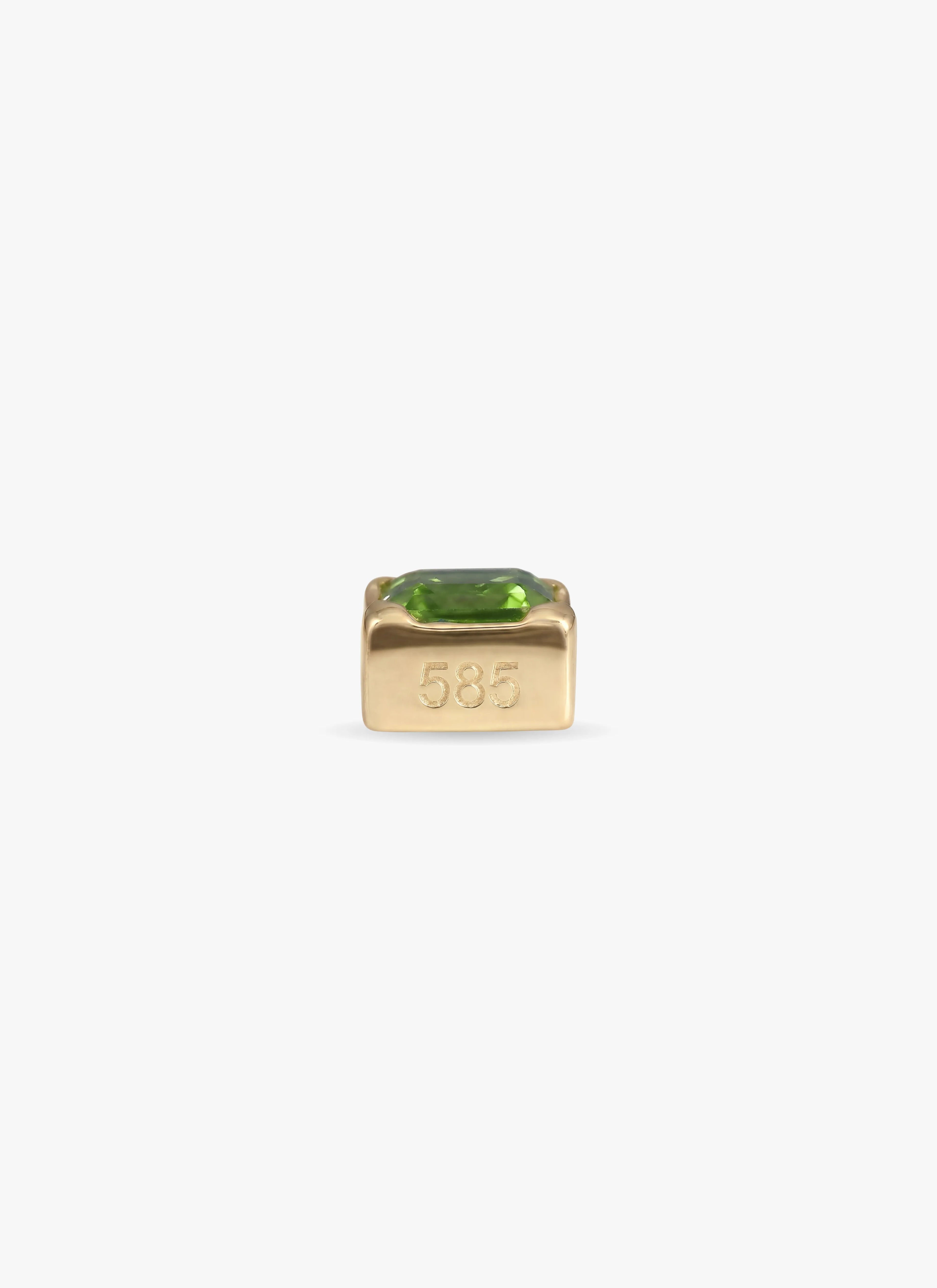 Locksy Hanger Goud — Peridot • Personaliseerbaar