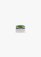 Locksy Hanger Zilver — Peridot • Personaliseerbaar