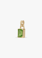 Locksy Hanger Goud — Peridot • Personaliseerbaar