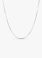 Curb ketting Zilver