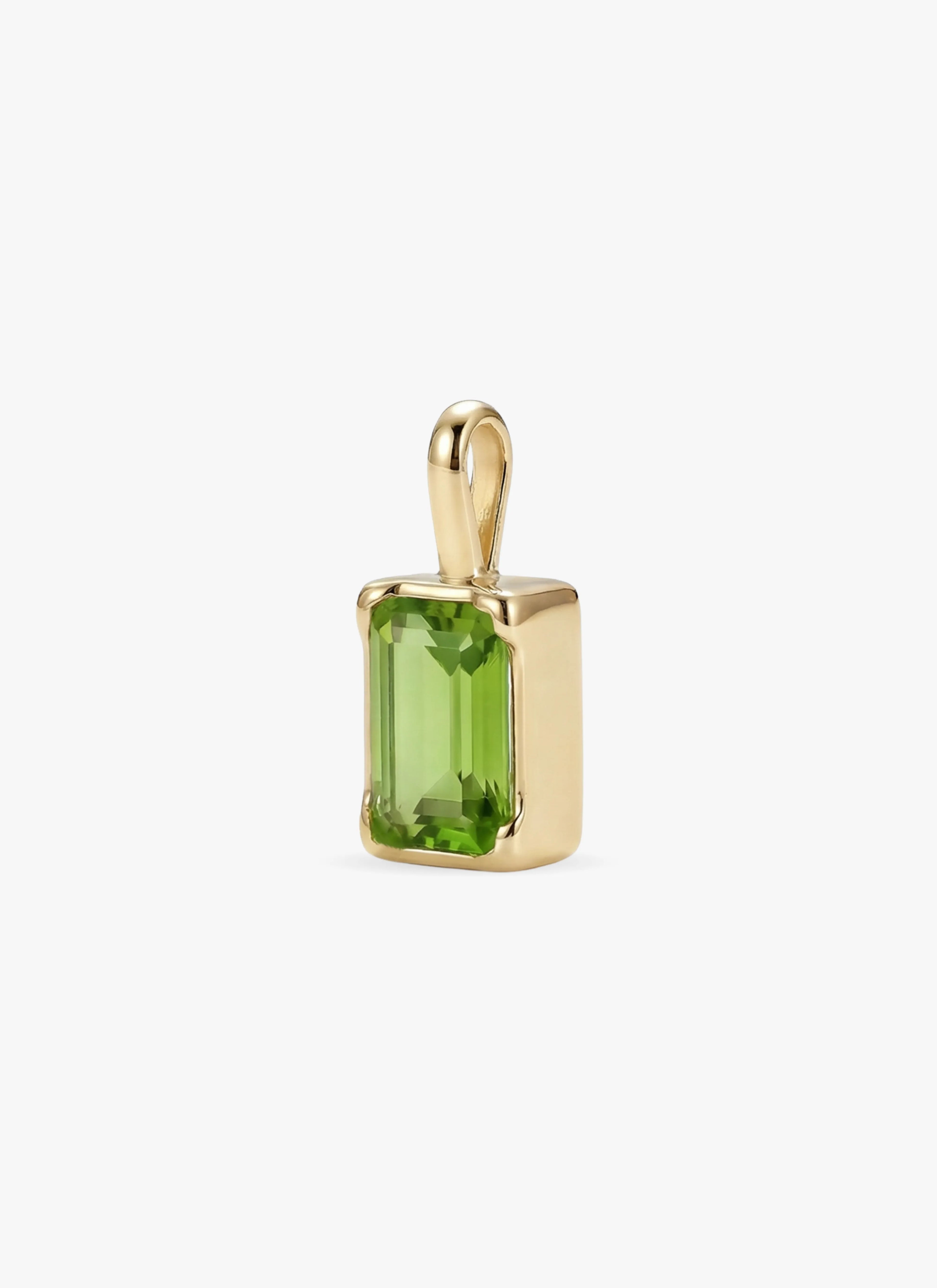 Momentum Hanger Goud —Peridot • Personaliseerbaar