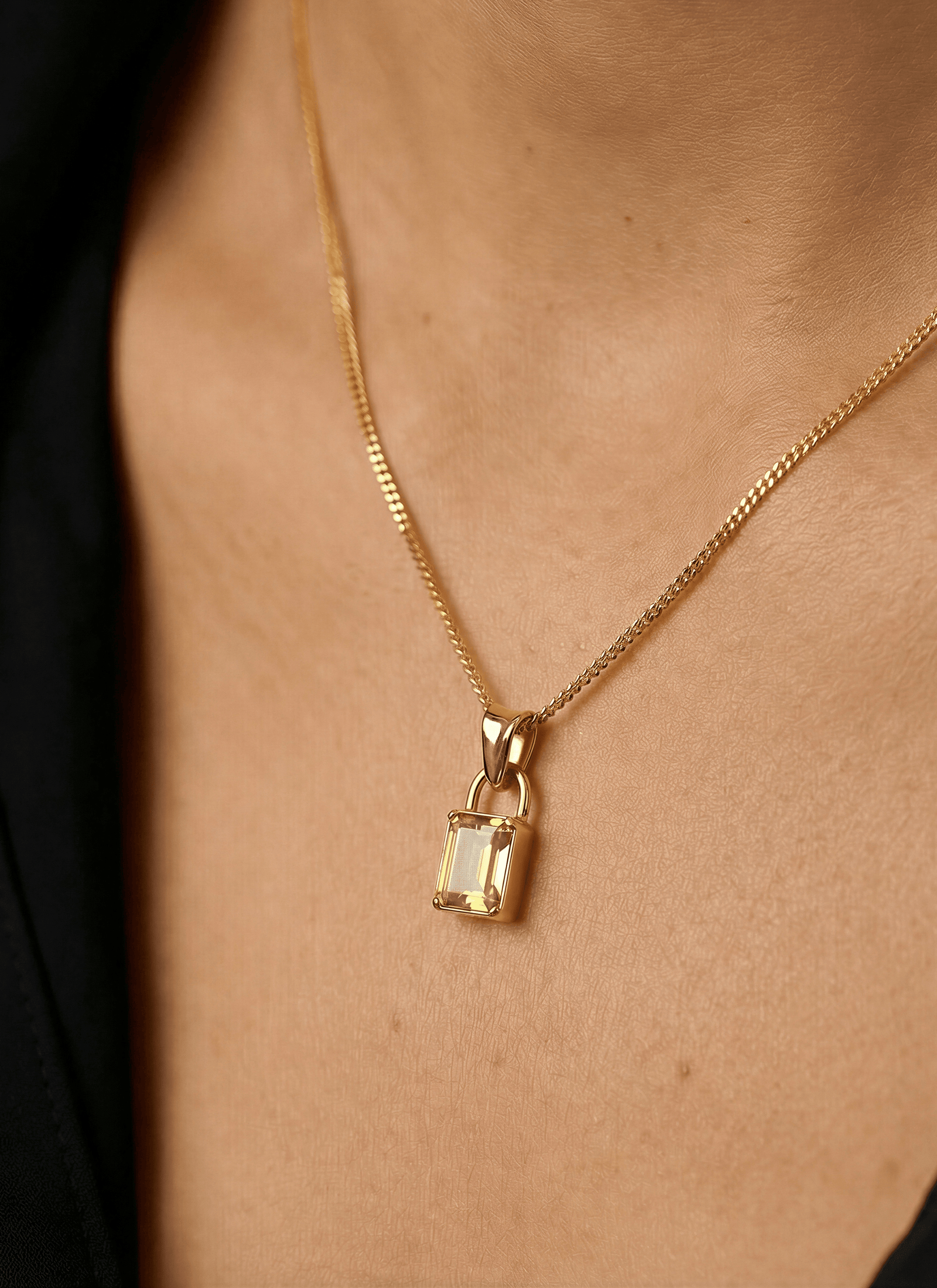 Locksy Hanger Goud — Citrien • Personaliseerbaar