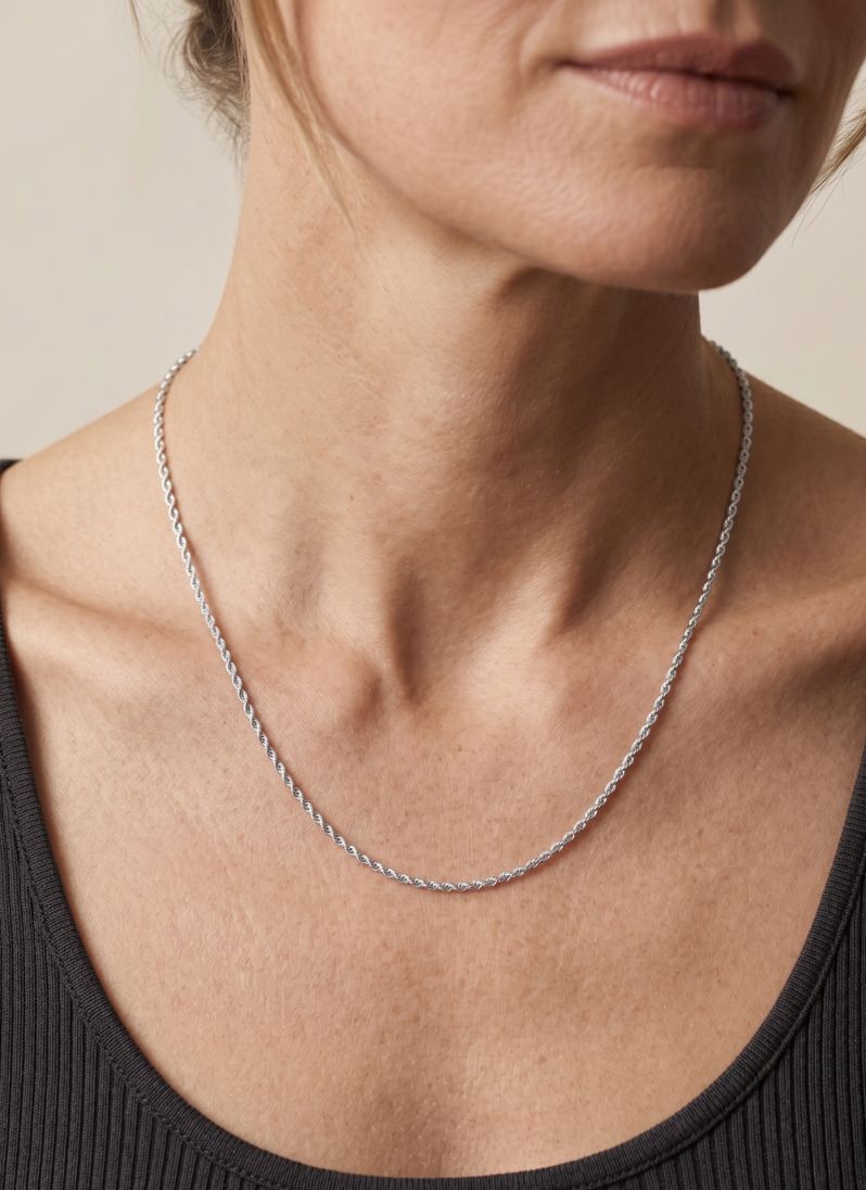 Rope Ketting Zilver Secundaire afbeelding
