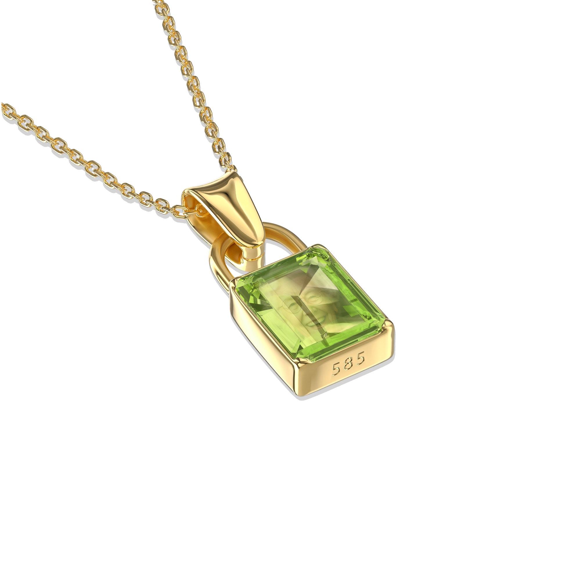 Peridot Locksy Pendant