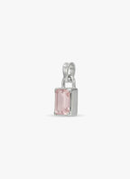 Locksy Hanger Zilver — Rose quartz  • Personaliseerbaar