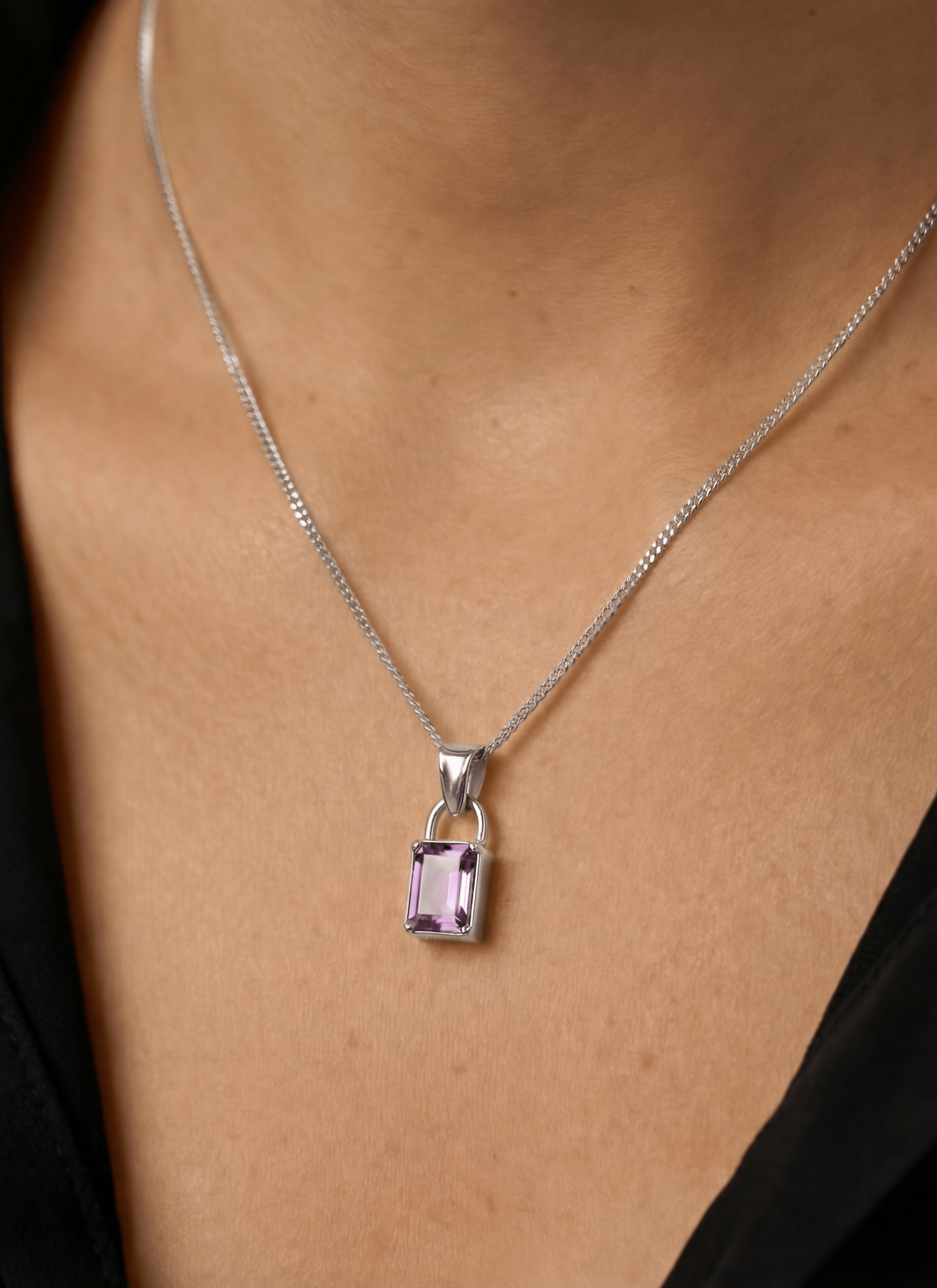 Purple Amethist Locksy Pendant