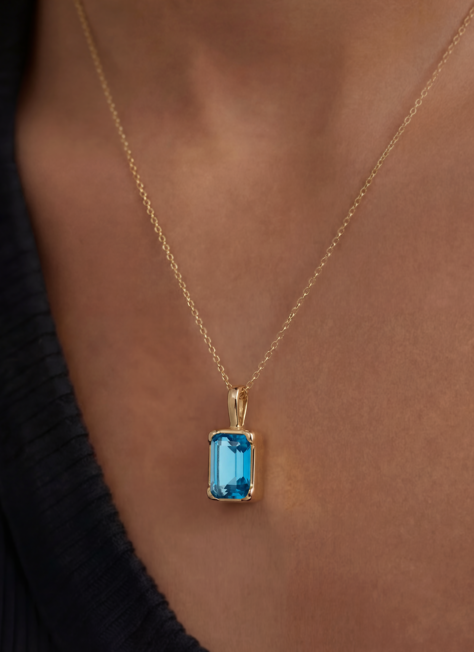 Momentum Hanger Goud —Topaas • Personaliseerbaar