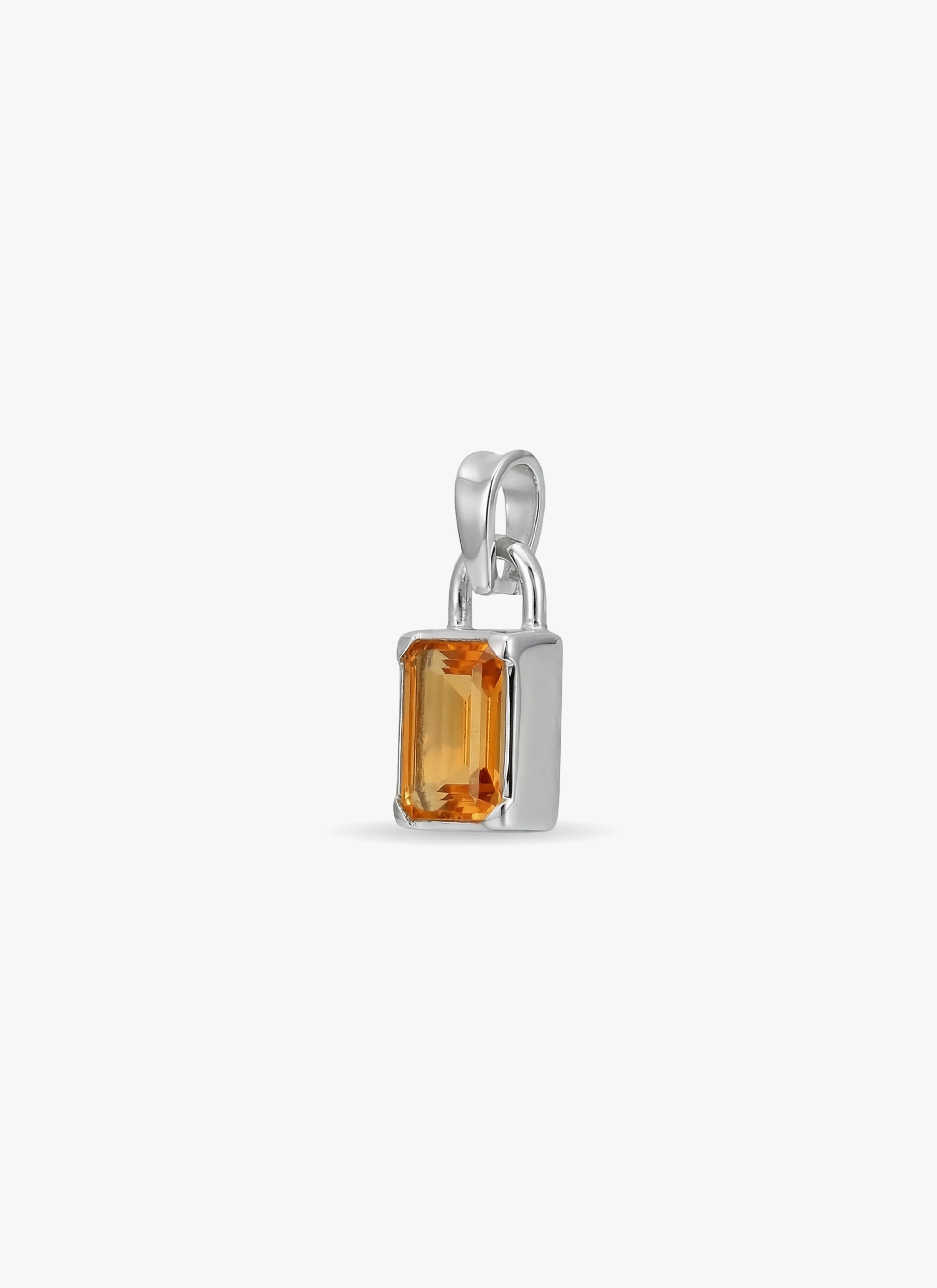 Locksy Hanger Zilver — Citrien • Personaliseerbaar Hoofdafbeelding