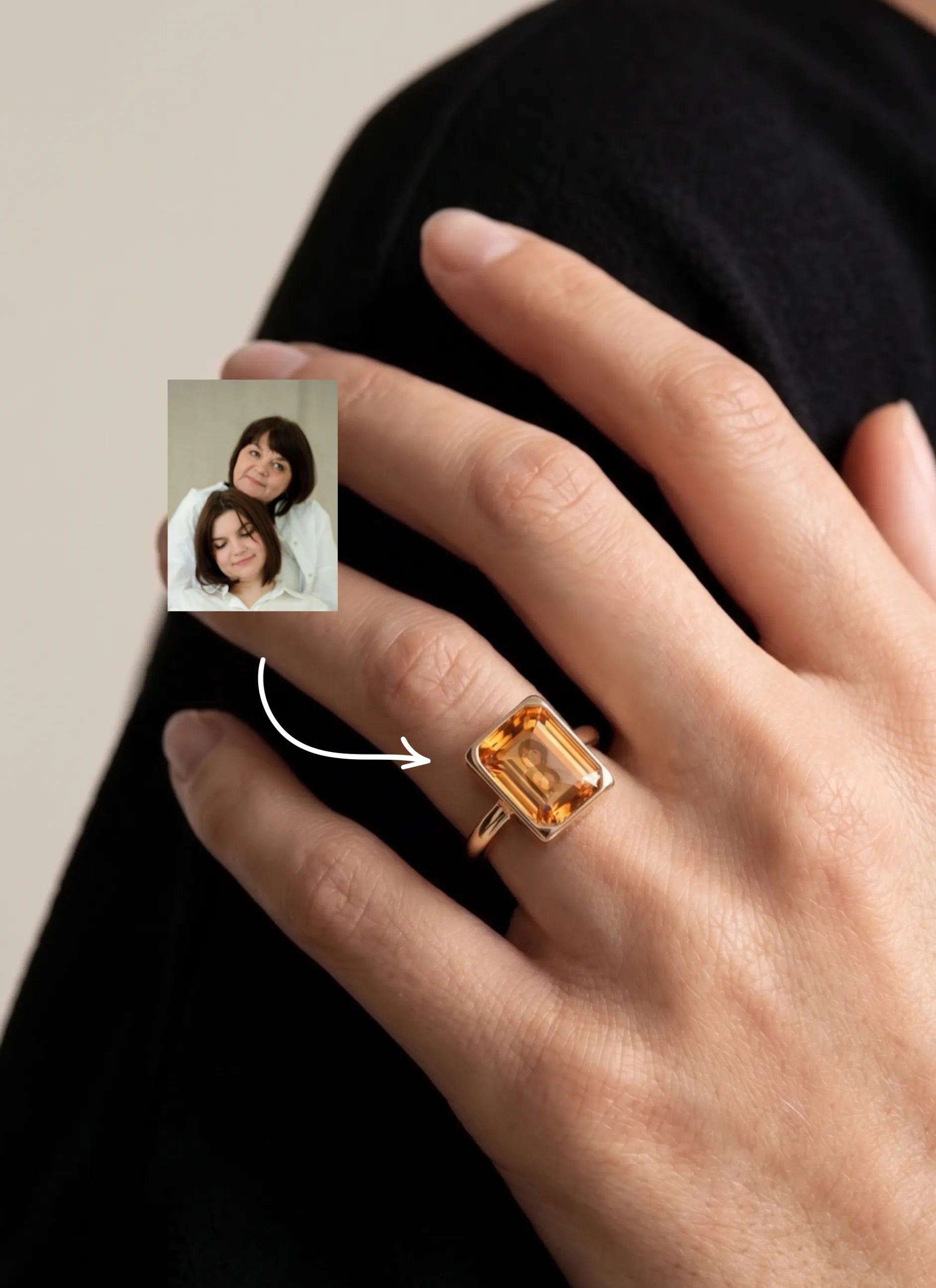 Momentum Ring Goud — Citrien • Personaliseerbaar