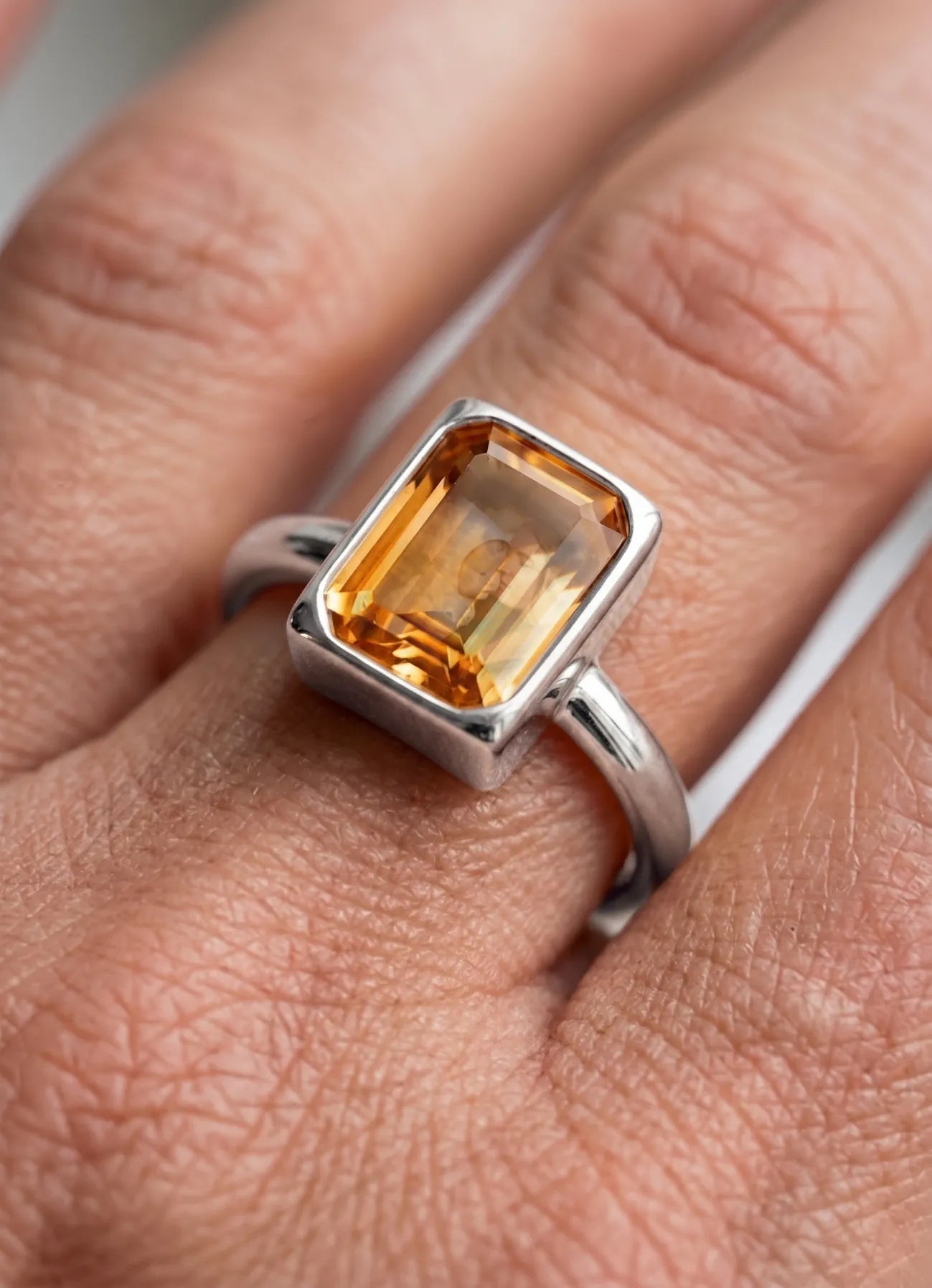 Momentum Ring Zilver — Citrien • Personaliseerbaar Hoofdafbeelding