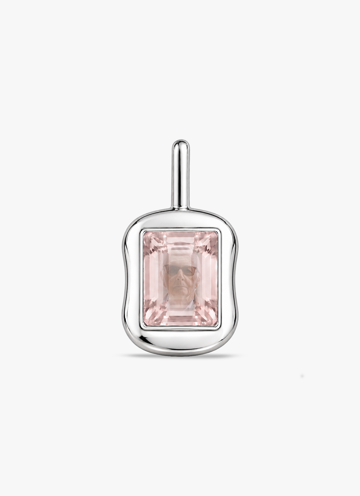 Memoria Hanger Zilver — Rozenkwarts Hoofdafbeelding