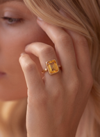 Momentum Ring Goud — Citrien • Personaliseerbaar
