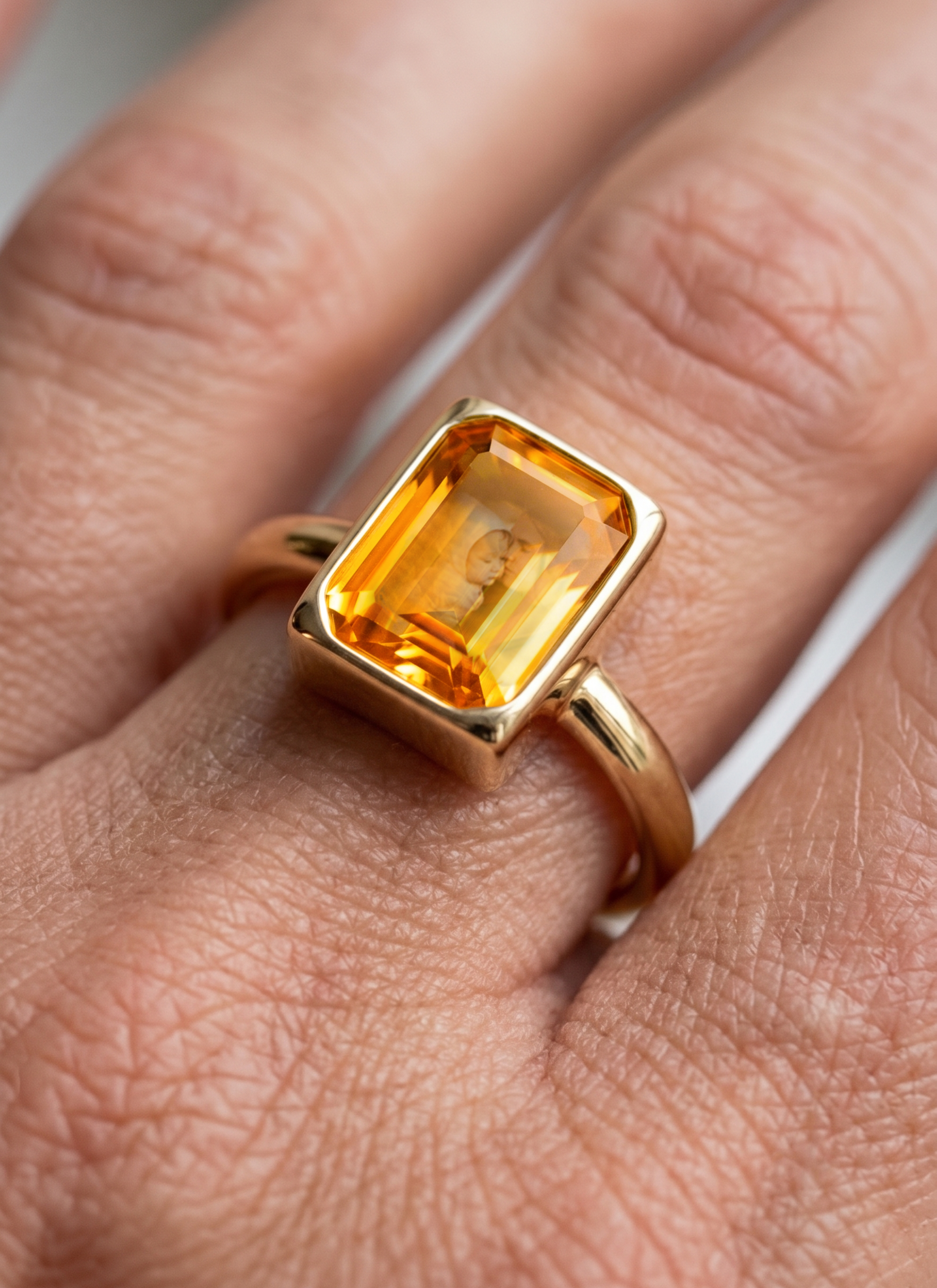 Momentum Ring Goud — Citrien • Personaliseerbaar Hoofdafbeelding