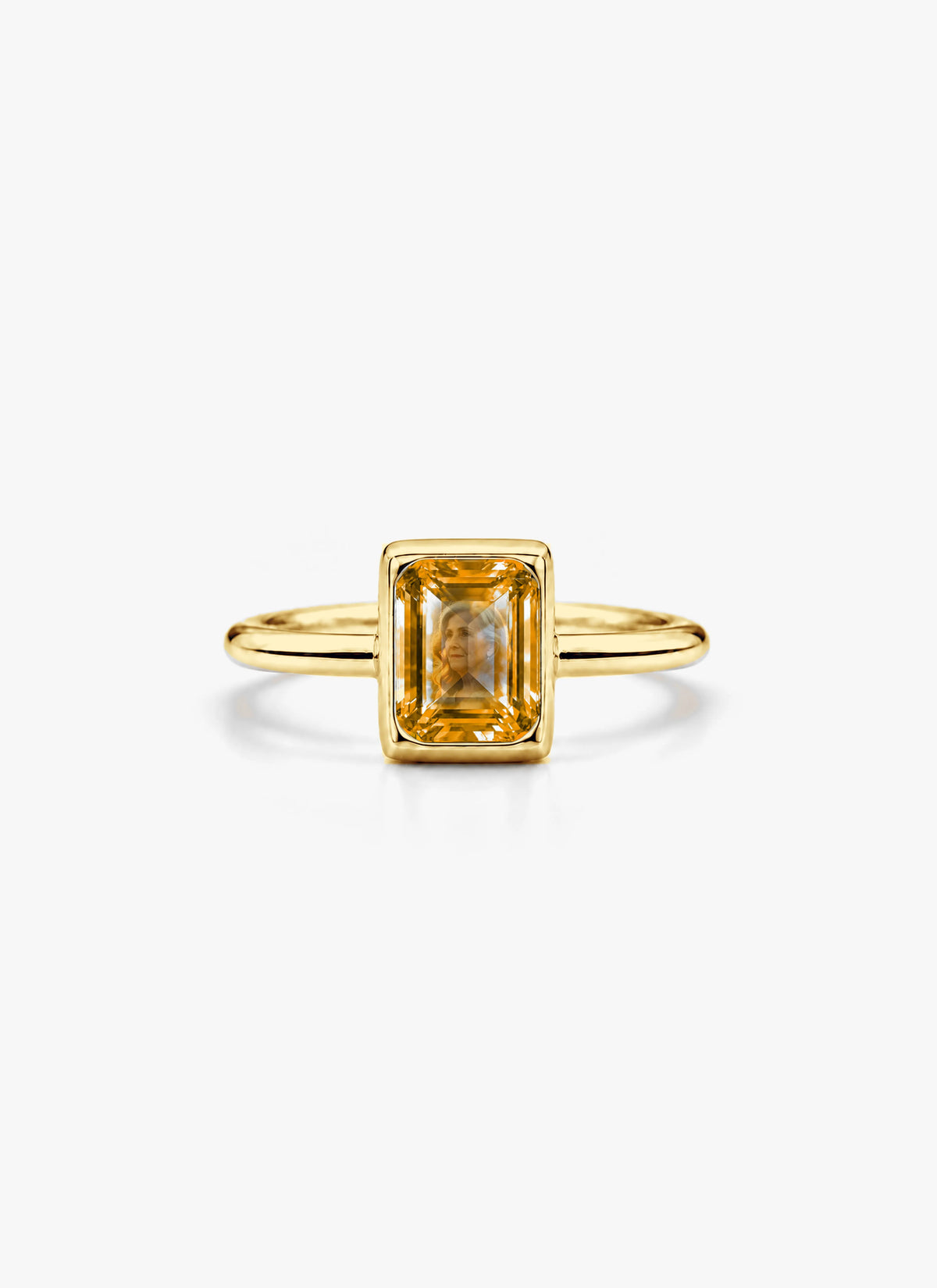 Momentum Ring Goud — Citrien • Personaliseerbaar