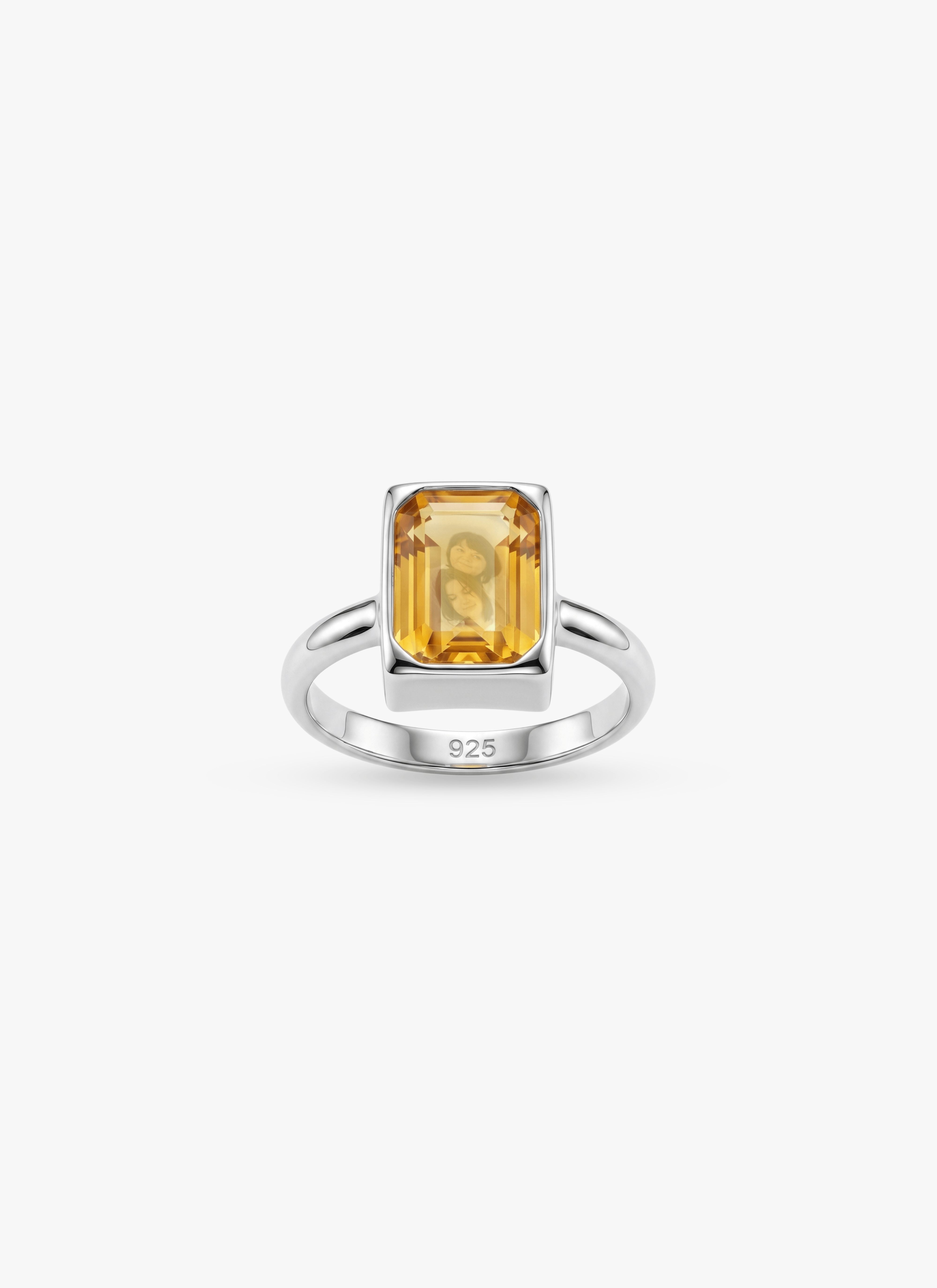 Momentum Ring Zilver — Citrien • Personaliseerbaar Secundaire afbeelding