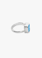 Momentum Ring Zilver — Topaas • Personaliseerbaar