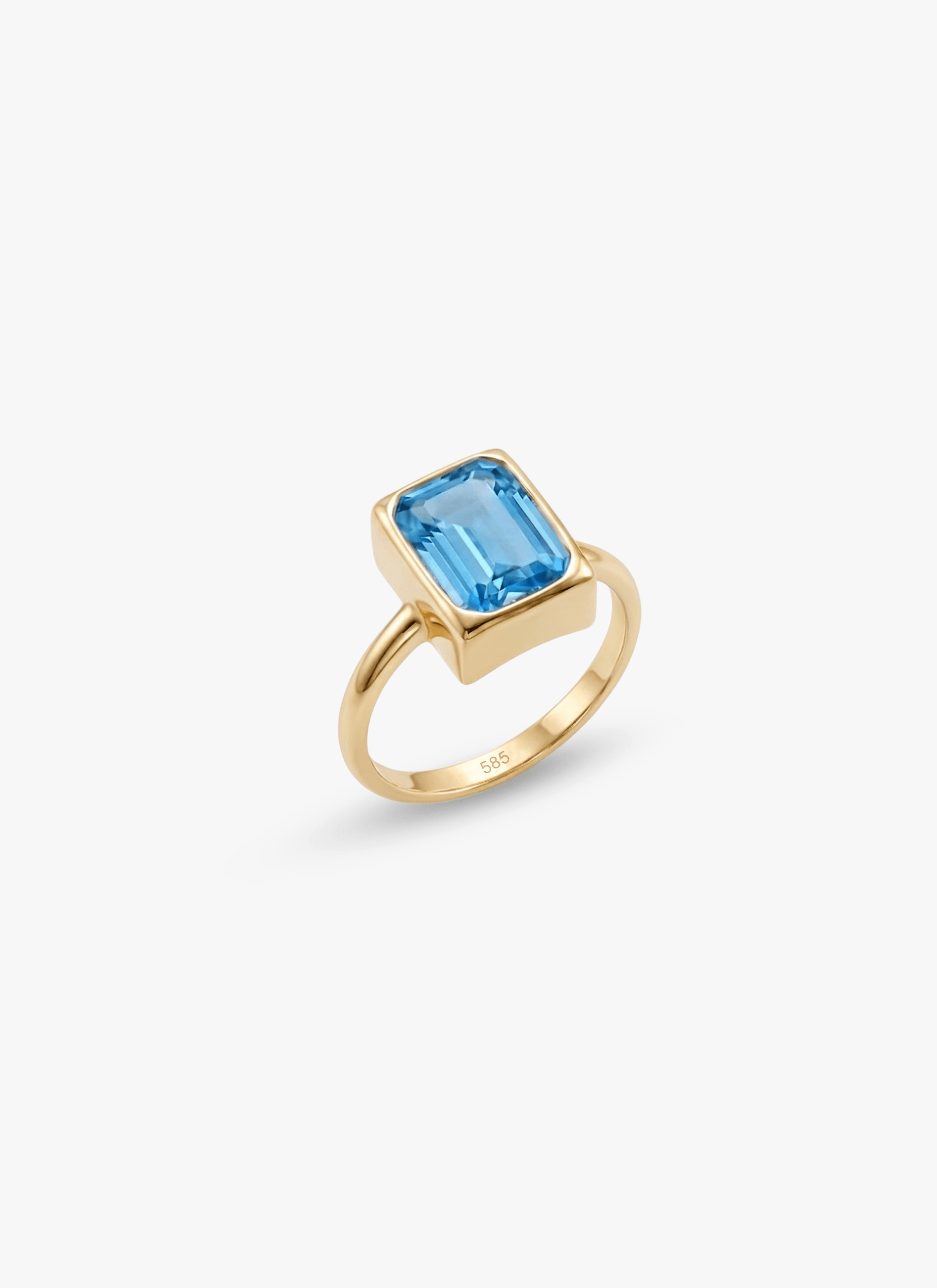 Momentum Ring Goud — Topaas • Personaliseerbaar