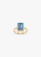 Momentum Ring Goud — Topaas • Personaliseerbaar