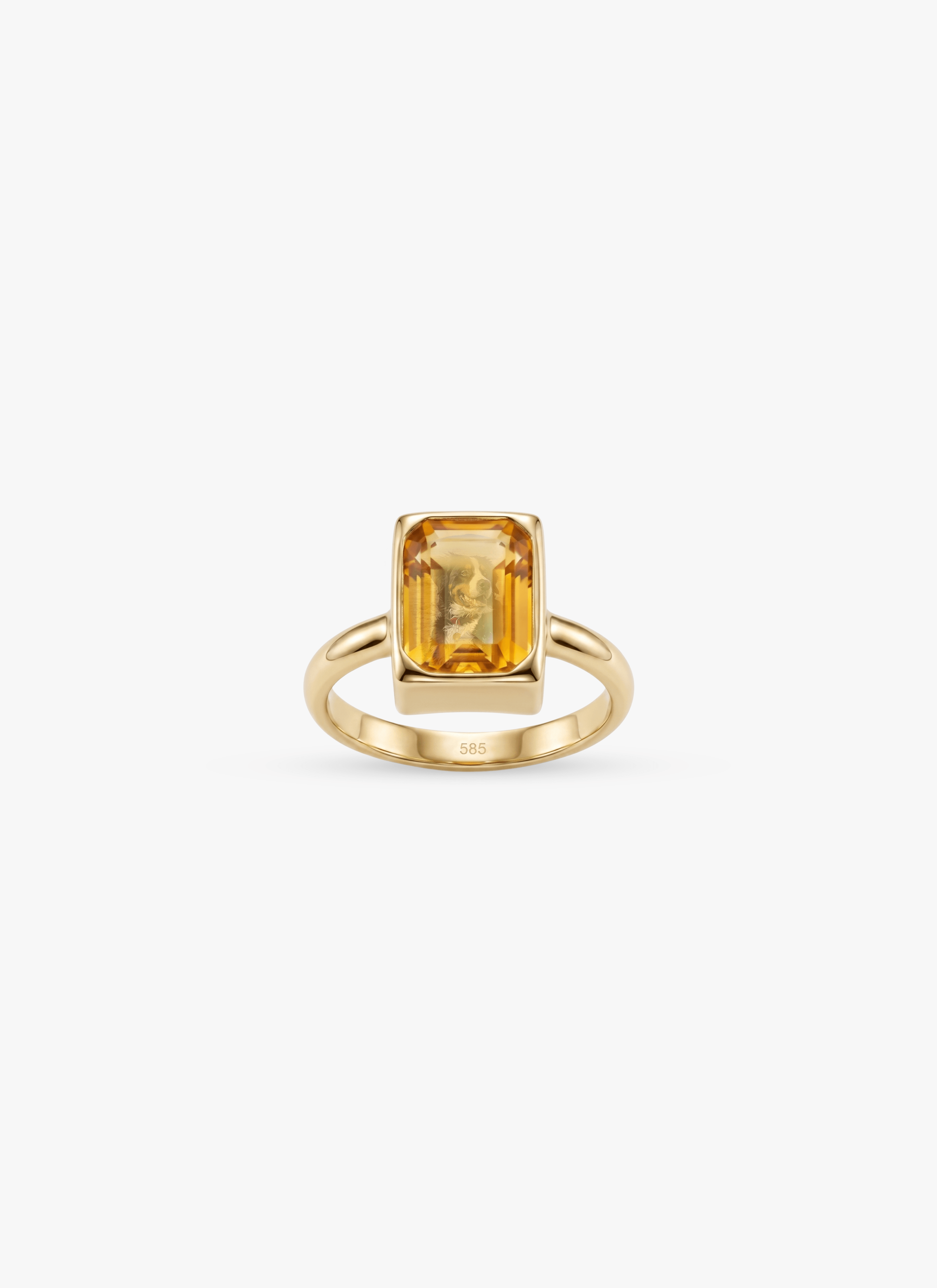 Momentum Ring Goud — Citrien • Personaliseerbaar Secundaire afbeelding