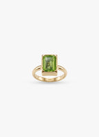 Momentum Ring Goud — Peridot • Personaliseerbaar